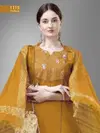 1113 Aradhna Cotton Blend Embroidery Kurti Bottom With Dupatta Wholesale Market 
